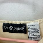 Sag Harbor  Petite Style 2053 Basic T Shirt Womens Medium Beige Photo 2