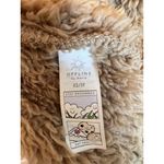 Aerie Offline By Fluffy Sherpa Cropped Full Zip Sweatshirt Jacket XS Tan Brown Photo 7