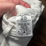 Driftwood  Candance White Denim Yellow Floral Daisy Embrodiered Jean Size 25‎ Photo 4