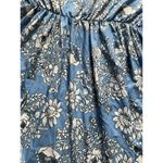 SheIn  Women's Light Blue Paisley  Dress  Boho Floral Print, Puff Sleeve, Sz 4XL Photo 7