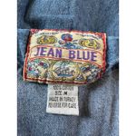 Vintage Denim 100% Cotton Wrap Midi Skirt Size Medium Blue Photo 2