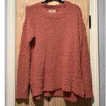 Listicle  Sweater Womens Small Rust Orange Textured Popcorn Cozy Pullover Harvest Photo 1