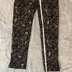 Agenda Petite Black Tan Floral Flower Business Casual Work Pants Multiple Photo 4