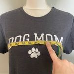 Modern Lux NWT Dog Mom Dark Heather Gray Babydoll Tee T-Shirt Top Paw Print New Medium Photo 3