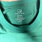 Ivory Ella  Green Long Sleeve Tee with Elephant Pocket Photo 2