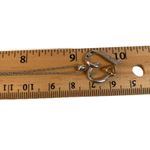 925 Sterling Silver & 10K Gold Diamond Accent Heart Pendant Necklace Jewelry Photo 3