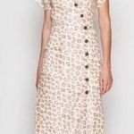 Joie RTR  Coady Linen Animal Print Dress Size XS Photo 0