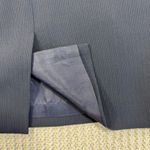 Alex Garfield Pencil Skirt 12‎ Petite Navy Ribbed Quiet Luxury Old Money Vtg USA Blue Size 12P Photo 7