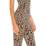 LNA  x REVOLVE One Piece Brown Leopard Cheetah Active Wear Bodysuit Size Small Photo 0