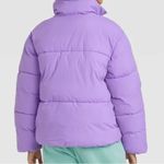A New Day Light Purple Puffer Jacket Photo 1