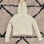 Roots Ivory Waffle Knit Lounge/Sleep Hoodie Photo 0