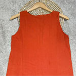Nau Flaxible Tank Mini Dress Sleeveless Linen Blend in Orange Size XS Photo 5