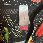 No Boundaries  Black Rose Floral Eyelet Lace Belted Sundress Photo 4