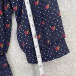 Unbranded Dotted Heart Blue White Size Small Vintage Dress Front Bow Photo 3