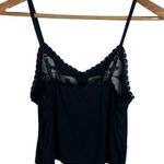 Savagexfenty Savage Fenty by Rihanna lace inset jersey knit thin strap cropped camisole sz S Photo 0