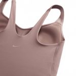 Nike Alate Training Tank Seamless Padded Sports Bra Smokey Mauve/White NWT XS Photo 1