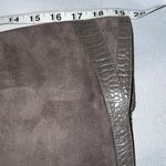 Amelia Grace knee high gray side zip heeled boots. Size 9M Photo 11