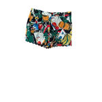 J.Crew Black Multicolor Scalloped Hem Shorts Size 8 Photo 7