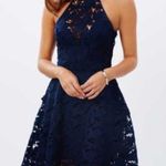 Keepsake The Label Acoustic Lace Dress Navy Blue Mini Photo 9