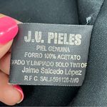 Vintage 2000 Sassoon’s blazer style black distressed medium leather jacket Photo 3