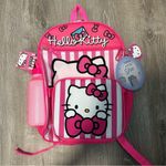 NWT Hello Kitty Backpack 5 Pcs Lunch Bag Carabiner Water Bottle Key Chain Sanrio Pink Photo 1