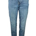 Old Navy Blue Medium Wash High Rise Cropped Denim OG Straight Leg Jeans Size 0 Photo 0