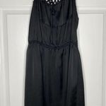 Xhilaration Womens Black LBD Lattice Back Lightweight Sun Dress Size Small Photo 0