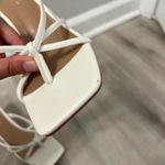 DV by Dolce Vita White and‎ gold Heels with Strappy Design Size 8.5 Photo 3