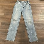 PacSun NWOT Eco Light Indigo Ripped Dad Jeans size 25 Photo 6