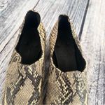 Modern Vice New York Leather Snake Print Booties Tan Size 8.5 Photo 3