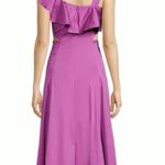 Veronica Beard  Beilla Ruffle A Line Dress Vivid Orchid size 6 Photo 4