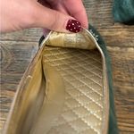 Birdies Emerald Green Floral Embroidered Flats Size 6 Photo 5