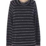 Lou & grey  Black Striped Cowl Neck Sweater‎ Small Photo 0