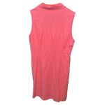 Talbots EUC Vintage Talbot’s pink sleeveless button up shirt dress linen rayon blend 14 Photo 1