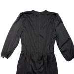 Modcloth * Jumpsuit Womens M Black Metallic Dark Romantic Whimsi Goth Feminine Photo 4