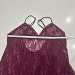 Frederick's of Hollywood  Lace Chemise burgundy size
L Photo 2