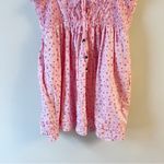 Free People Gabby Mini Dress Cherry Print Size Small Tie Back Pockets Photo 8