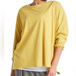 Gap  Size Small Yellow Long-Sleeve Lounge Athletic Shirt. Photo 0