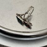 Vintage Handcrafted Sterling Silver Turquoise Coral Southwestern Ring Size 5 3g. Photo 10