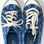 Coach  Denim Classic Signature Sneakers Size 6.5B Photo 2