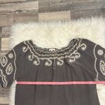 Sundance  silk embroidered boho peasant top M Photo 4