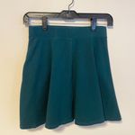 Forever 21  High Waist A Line Skater Flared Mini Skirt Teal Turquoise Size Small Photo 1