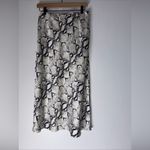 Dance & Marvel  snake skin print satin midi maxi skirt large Photo 1