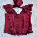 Generation Outcast Clothing Outcast Clothing Philippa Top Deep Red  Photo 6