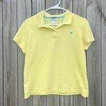 Lilly Pulitzer Imperfect vintage shrunken textured polo shirt Pima cotton blend Photo 0