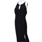Dave and Johnny '90s Y2K  Women's Black Sleeveless Halter Rhinestone Maxi Dress 14 Photo 1