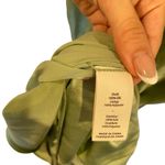 Cinq A Sept Emilia Silk Asymmetric Dress With Crystal Embellishment Pale Green Size 8 Photo 11