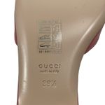 Gucci  Double GG T Strap Patent Leather Ballet Flat Pink Size 39.5 Photo 10