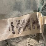 Anthropologie X-Small Top Tie-Dye Floral Embroidered Keyhole V-Neck Eyelet Lace Photo 10