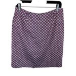 Etcetera  Colorful Print Cotton Above Knee Lined Straight Skirt Size 6 Photo 1